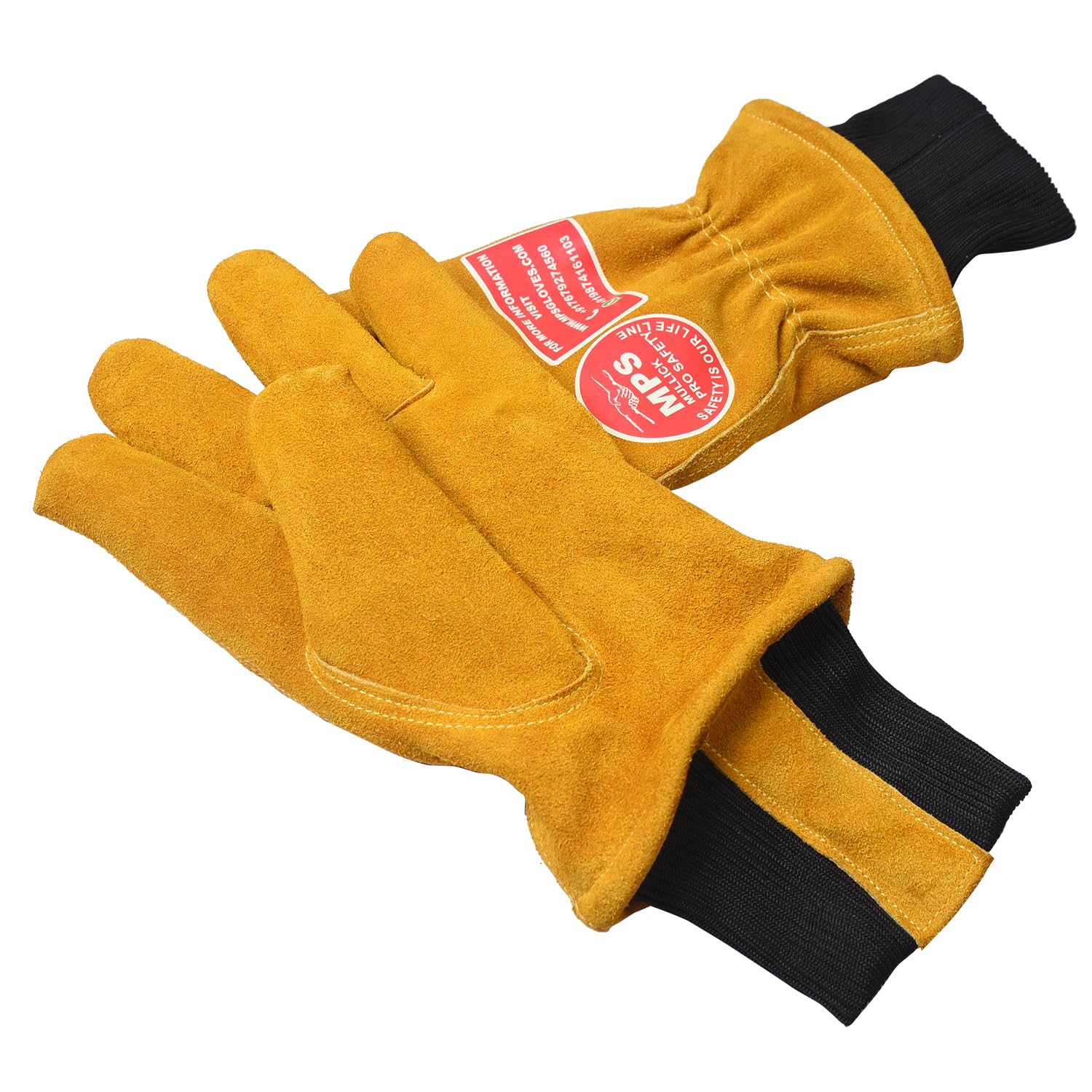 MPS Hydroflector Lined Water-Resistant Cowhide Gloves For Men-image-2