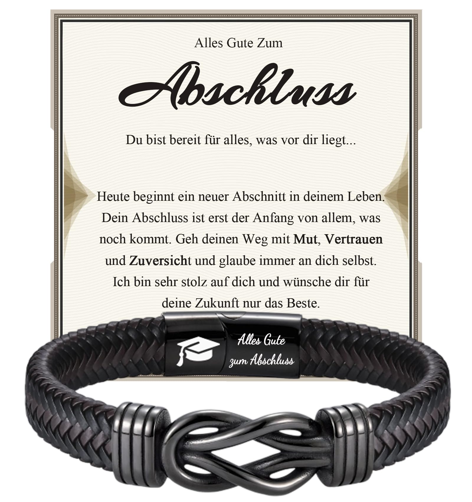 Papa Bruder Sohn Onkel Ehemann Geschenk, Lederarmband mit Gravur für Männer, Geschenke für Bonus Papa Stiefpapa Onkel zum Vatertag für Jungen zum Geburtstag Weihnachten