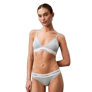 Calvin Klein Women's Modern Cotton Lightly Lined Triangle Wireless Bralette