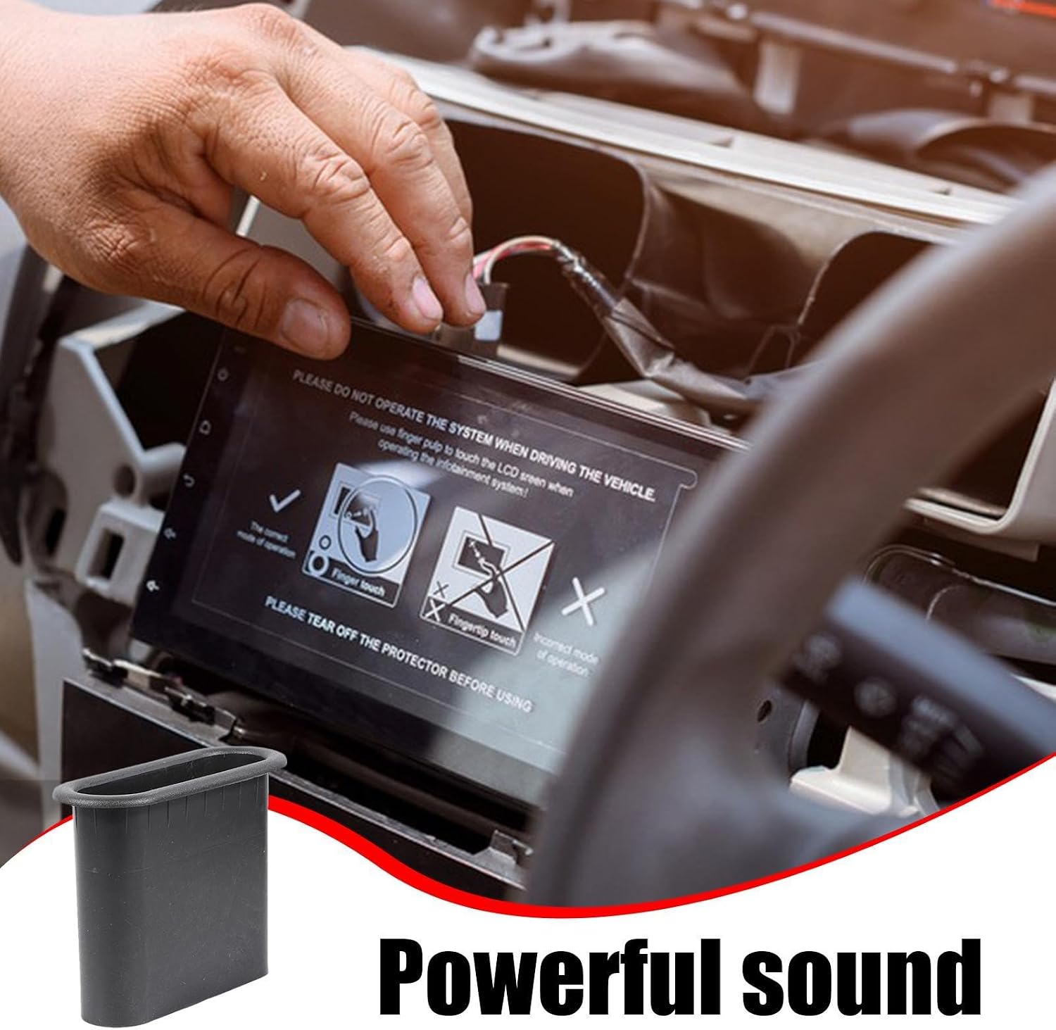 Speaker Inverter Tube, Bass Reflex Inverting Tube, ABS Oval Woofer Subwoofer Vent, Hole Connector for Speaker Box, Sound System Parts, Home Theater