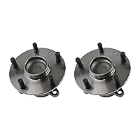 Vista 604 de TRQ Juego de 2 rodamientos de rueda trasera y conjunto de cubo con sensor ABS compatible con Ford Transit Connect 2014-2018