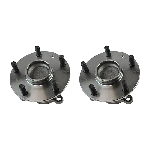 Vista 604 de TRQ Juego de 2 rodamientos de rueda trasera y conjunto de cubo con sensor ABS compatible con Ford Transit Connect 2014-2018