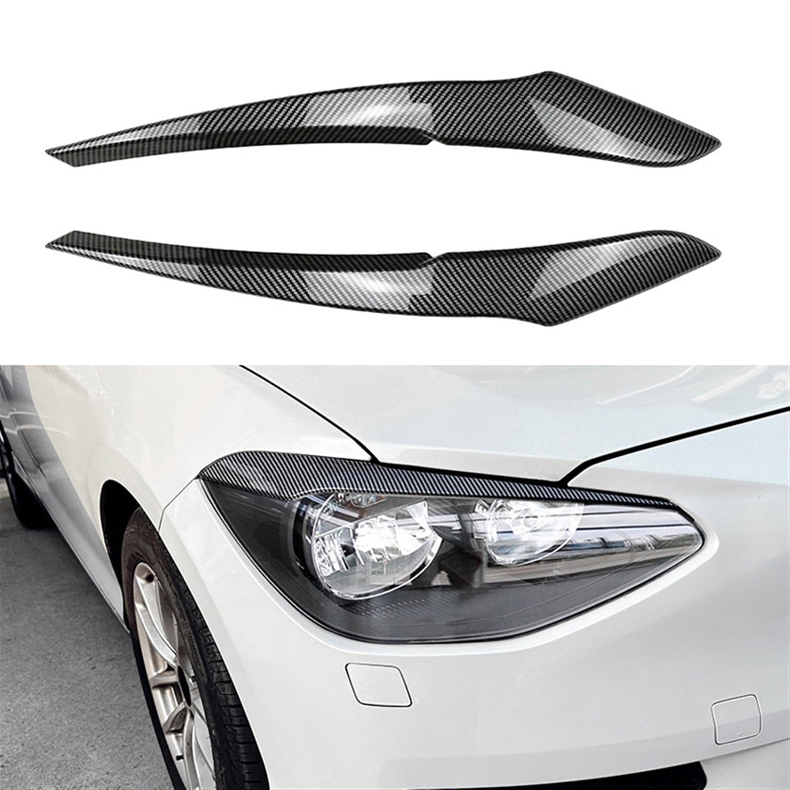 Auto-Scheinwerfer,Augenbrauen,Augenlid-Lampe,Helle Augenbrauen