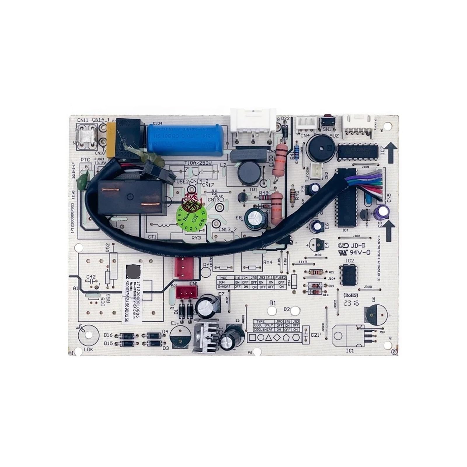 Igdbdkagevd 1Pcs Air Conditioner Indoor Unit Control Board ，Compatible For Midea ，Ce-Kfr26g/Y-11D.d.01.np2-1 Circuit Pcb 17122000007852 Conditioning Parts