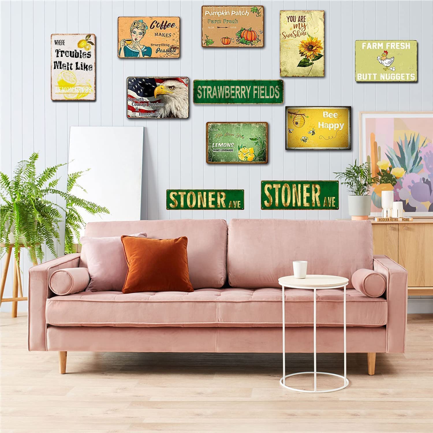 HBXNZ Strawberry Dr Metal Tin Sign - 16 X 4 Inch Vintage Wall Decor For Home, Bar, Garage, Man Cave - View #8