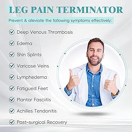 Totexil 2 Pairs Compression Stockings for Women & Men, 20-30mmHg Thigh High Compression Socks, Footless Medical Socks with Silicone Dot Band--Best Support for Nursing Sports Varicose Veins(Black,3XL)