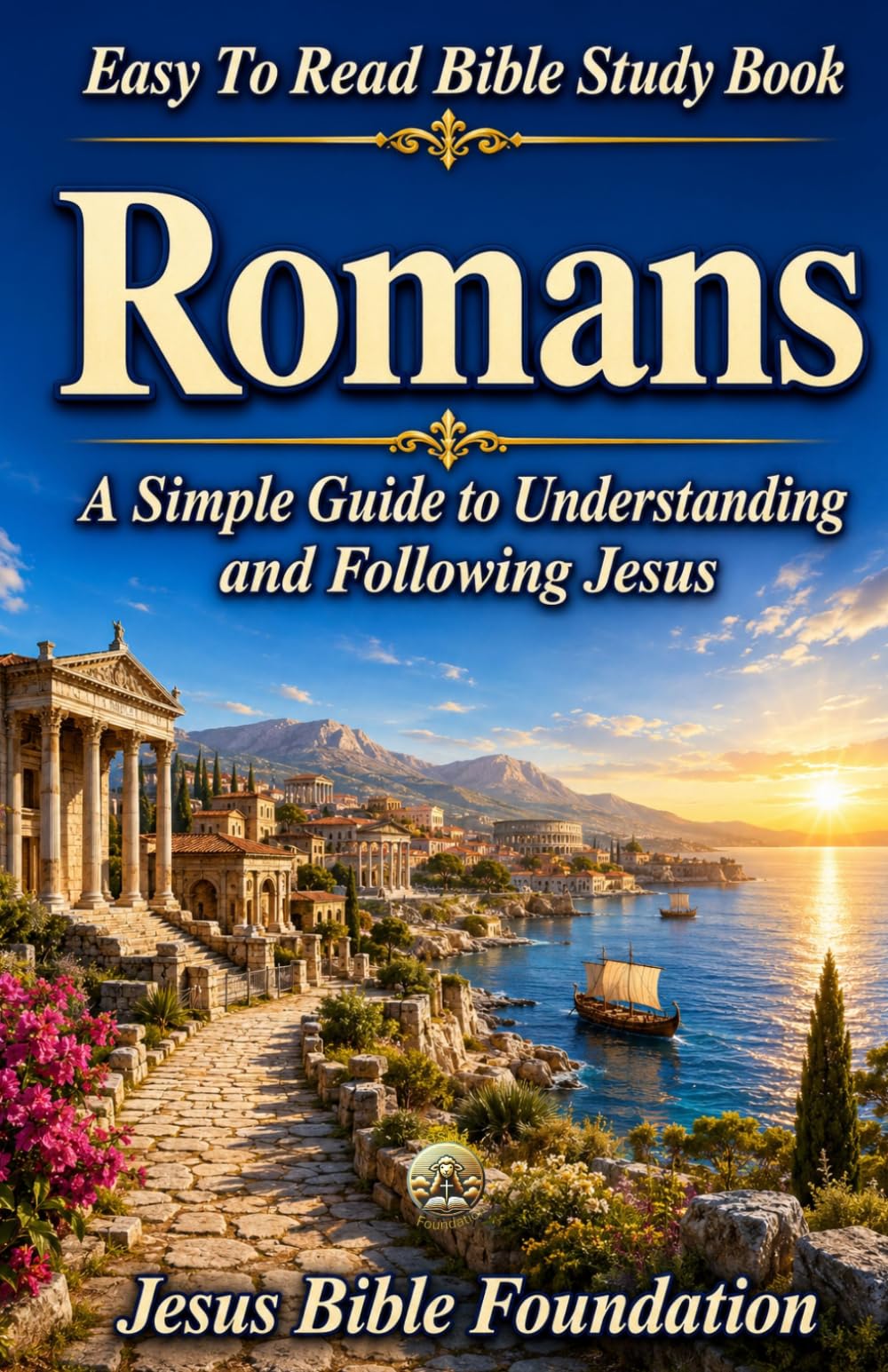 Easy to Read Bible Study Book Romans: A Simple Guide to Understanding and Following Jesus