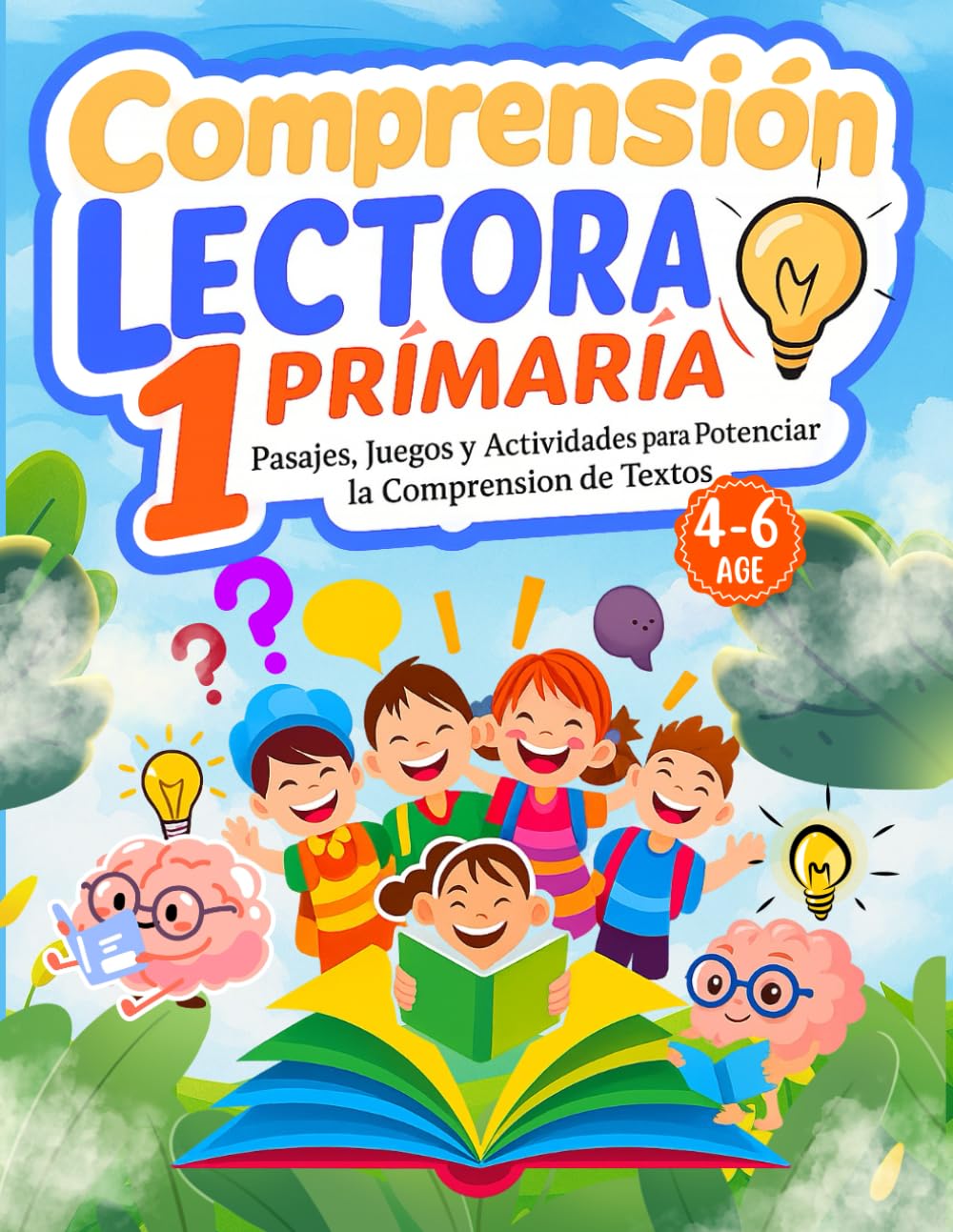 Comprension Lectora 1 Primaria: Lecturas cortas con actividades para desarrollar la comprensión lectora en español – Ideal para primer grado y estudiantes de español como segundo idioma
