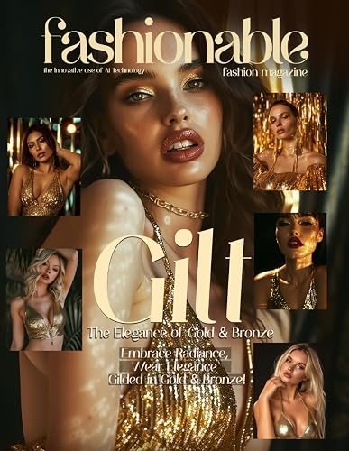 Fashionable Magazine: Gilt: The Elegance of Gold &amp; Bronze, Embrace Radiance, Wear Elegance - Gilded in Gold &amp; Bronze!: Unveiling a World of Opulence ... by the innovative use of AI technology)