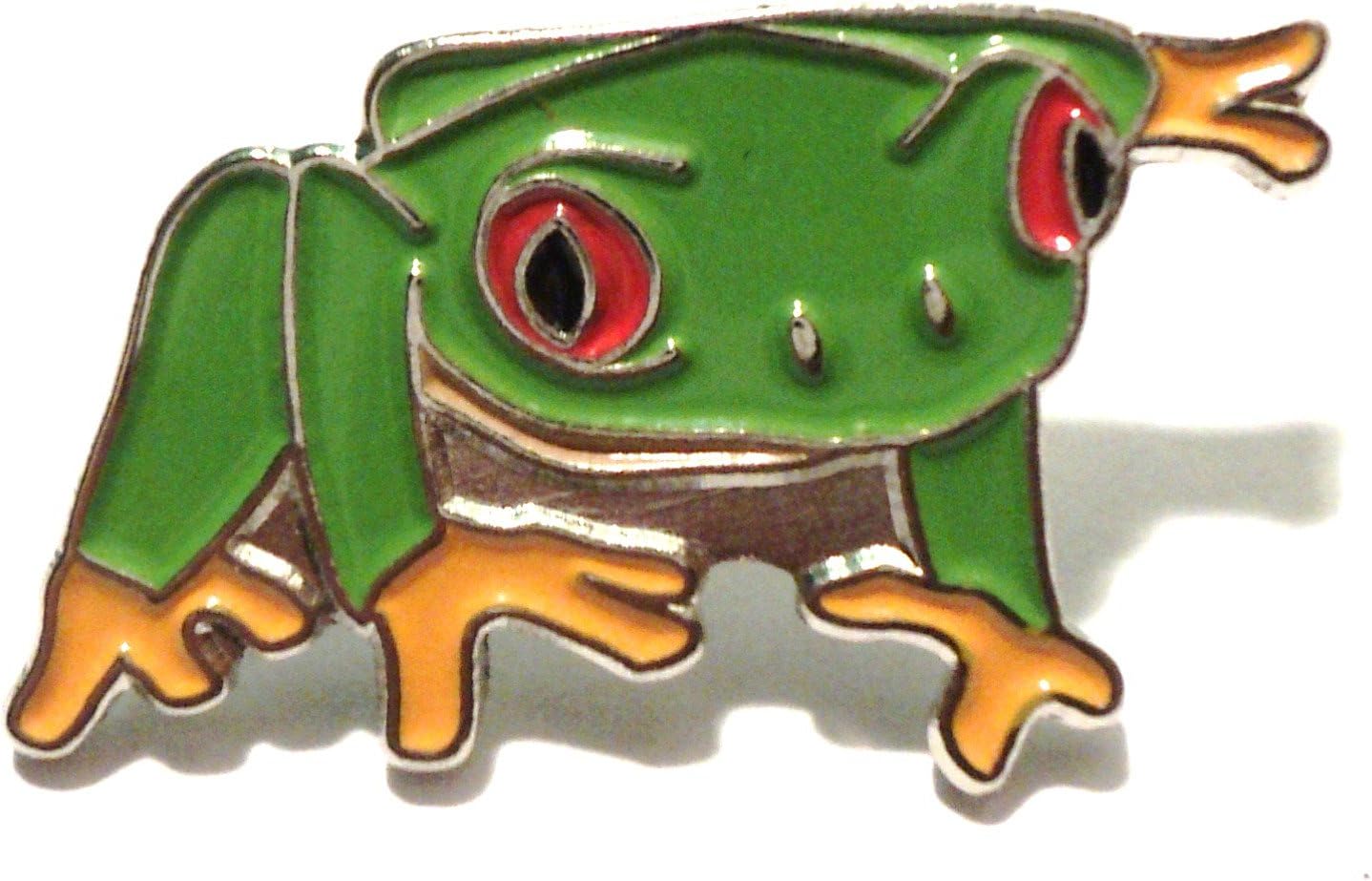 Frog Amphibian Pond Creature Metal Enamel Toad Pin Badge