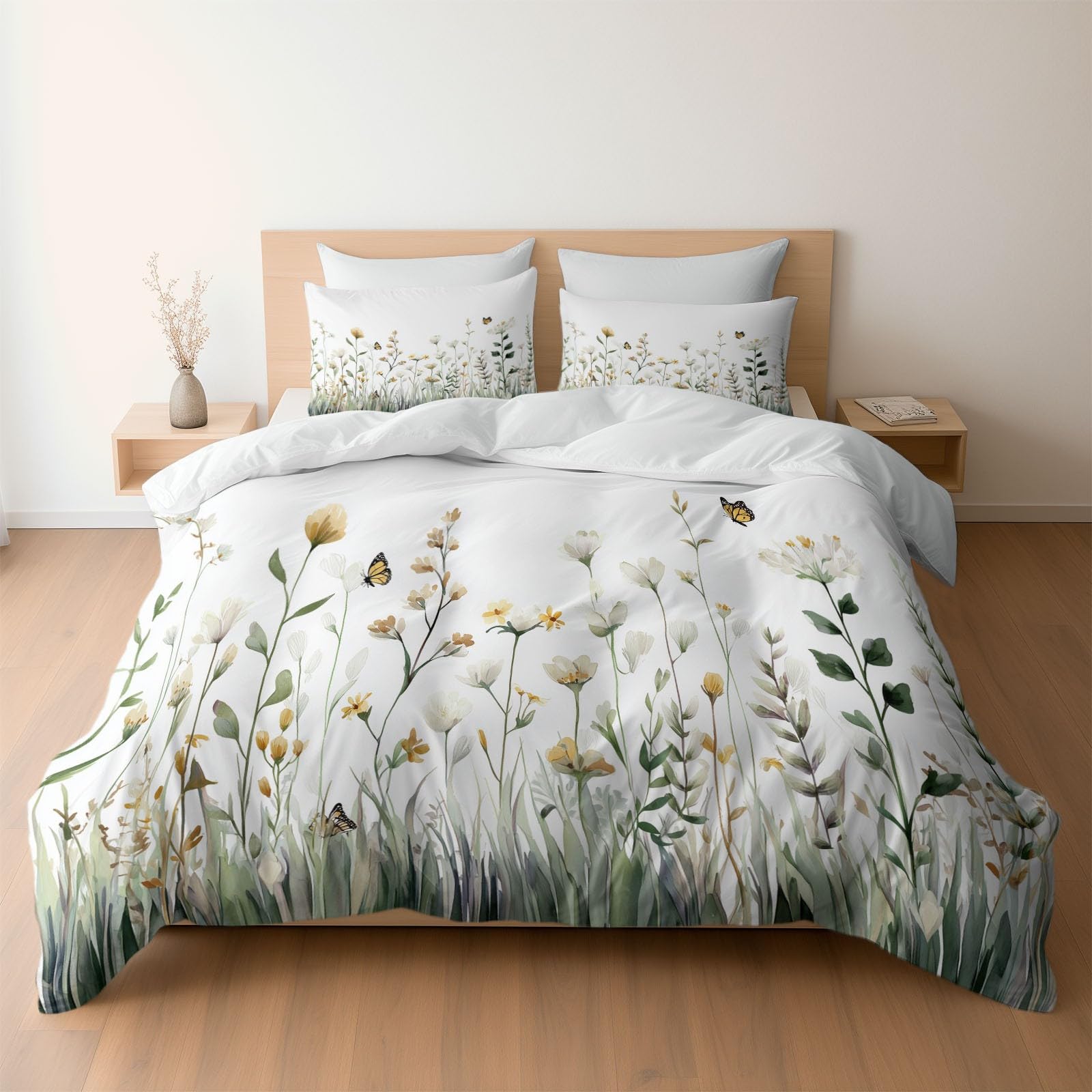 Parure de lit infroissable pour stopper la corvée de repassage blanche 220x240