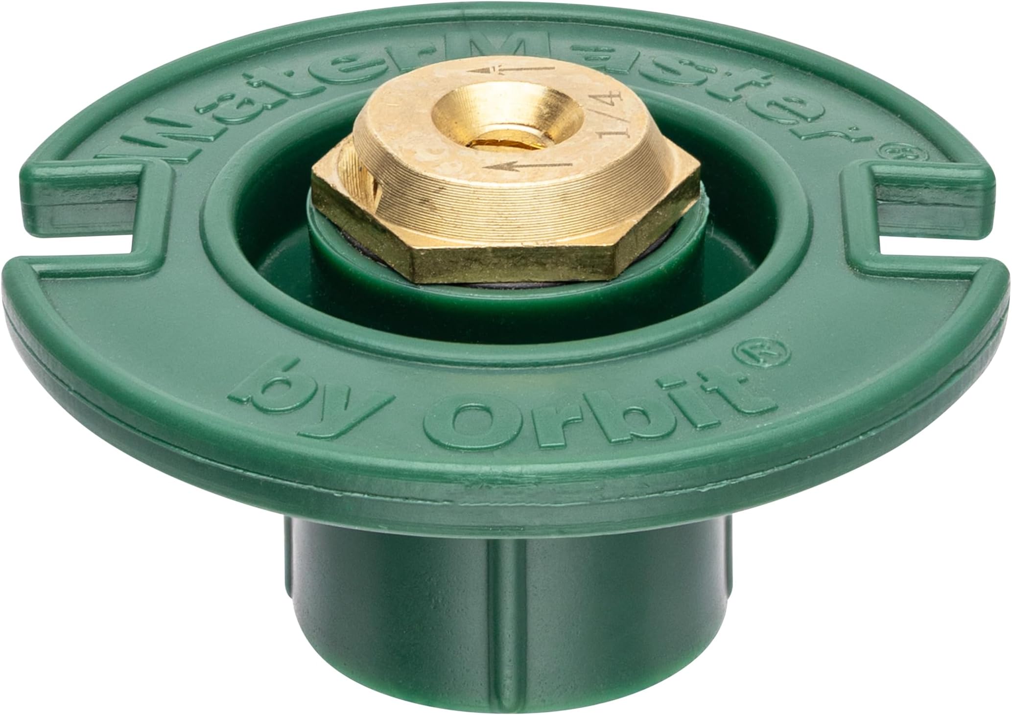 Orbit 54026 Plastic Flush Head Sprinkler with Brass Quarter Pattern Spray Nozzle