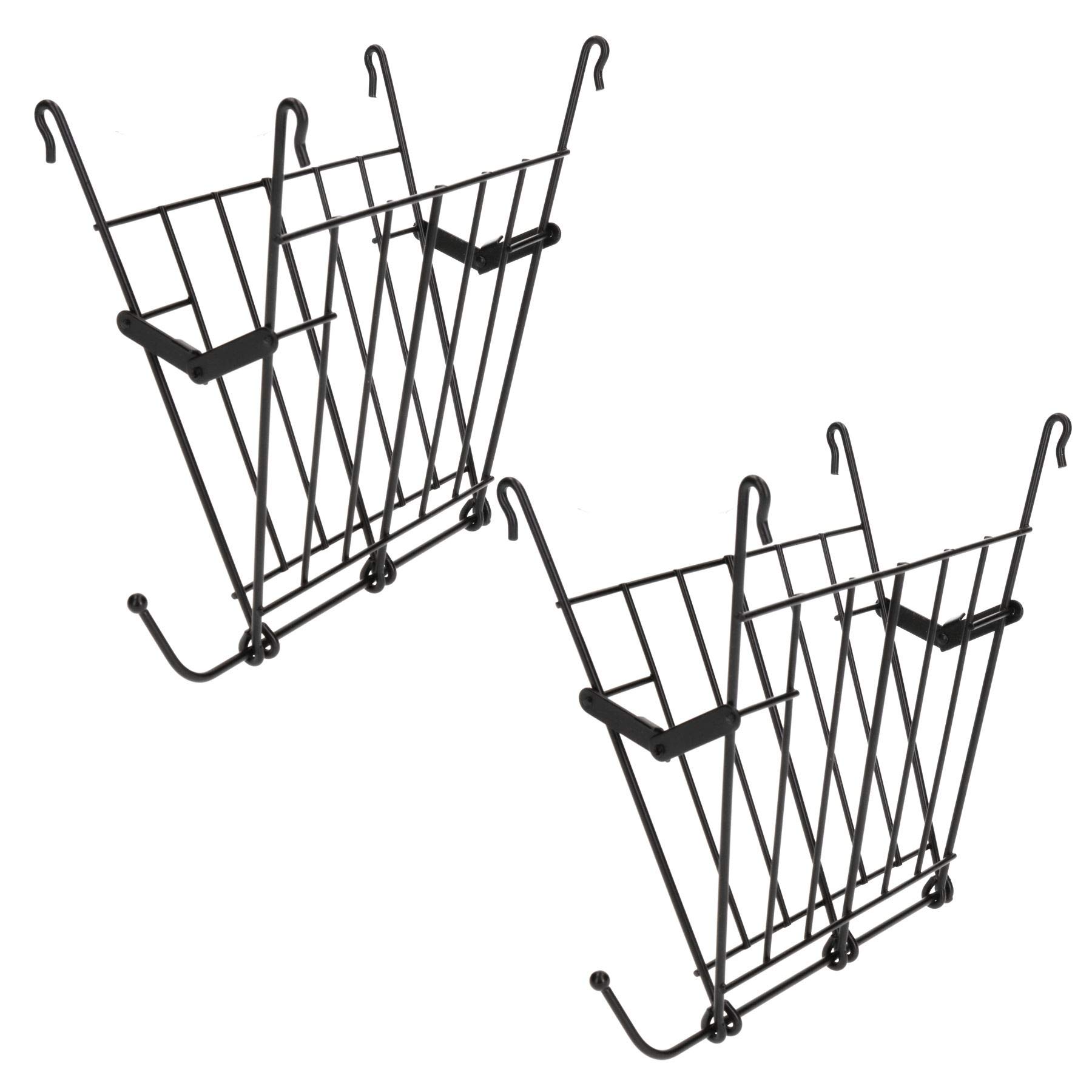 AB Tools 2PK Small Animal Folding Wire Hay Rack with Treat Hanger for Rabbit Gunea Pig