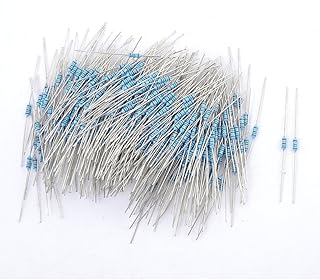 Aexit 500 pcs Fixed Resistors 250V 25 Ohm OHM 1/4W 5% 4-Band Carbon Single Resistors Film Resistors