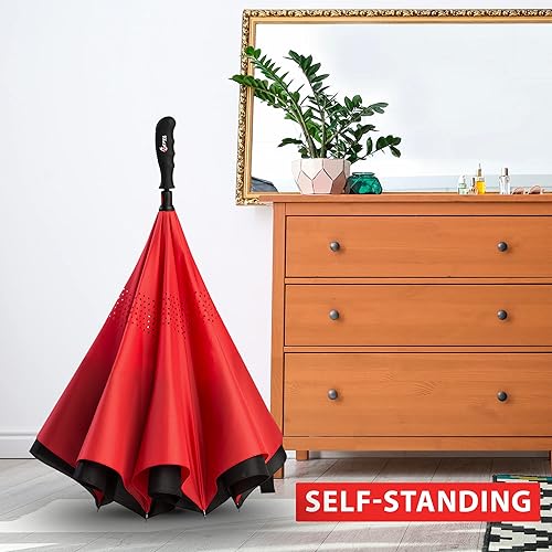 Miniatura 4 de Repel Umbrella Large Umbrellas for Rain Windproof - Easy Automatic Open & Close, Heavy Duty Reinforced Fiberglass Frame - Portable, Folding, Compact