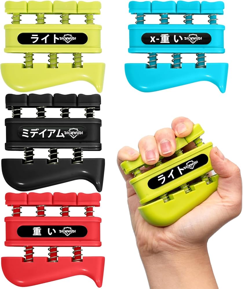 早い者勝ち⭐グリップストレングストレーナー 握力トレーニング 筋力クライミング Amazon | DICYWUDIグリップストレングストレーナー、指、手首、手の