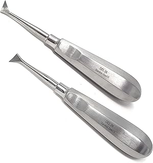 Set of 2 Cryer Seldin Dental Luxating Elevator 25 + 26 Right & Left Side Made of Premium Grade Stainless Steel