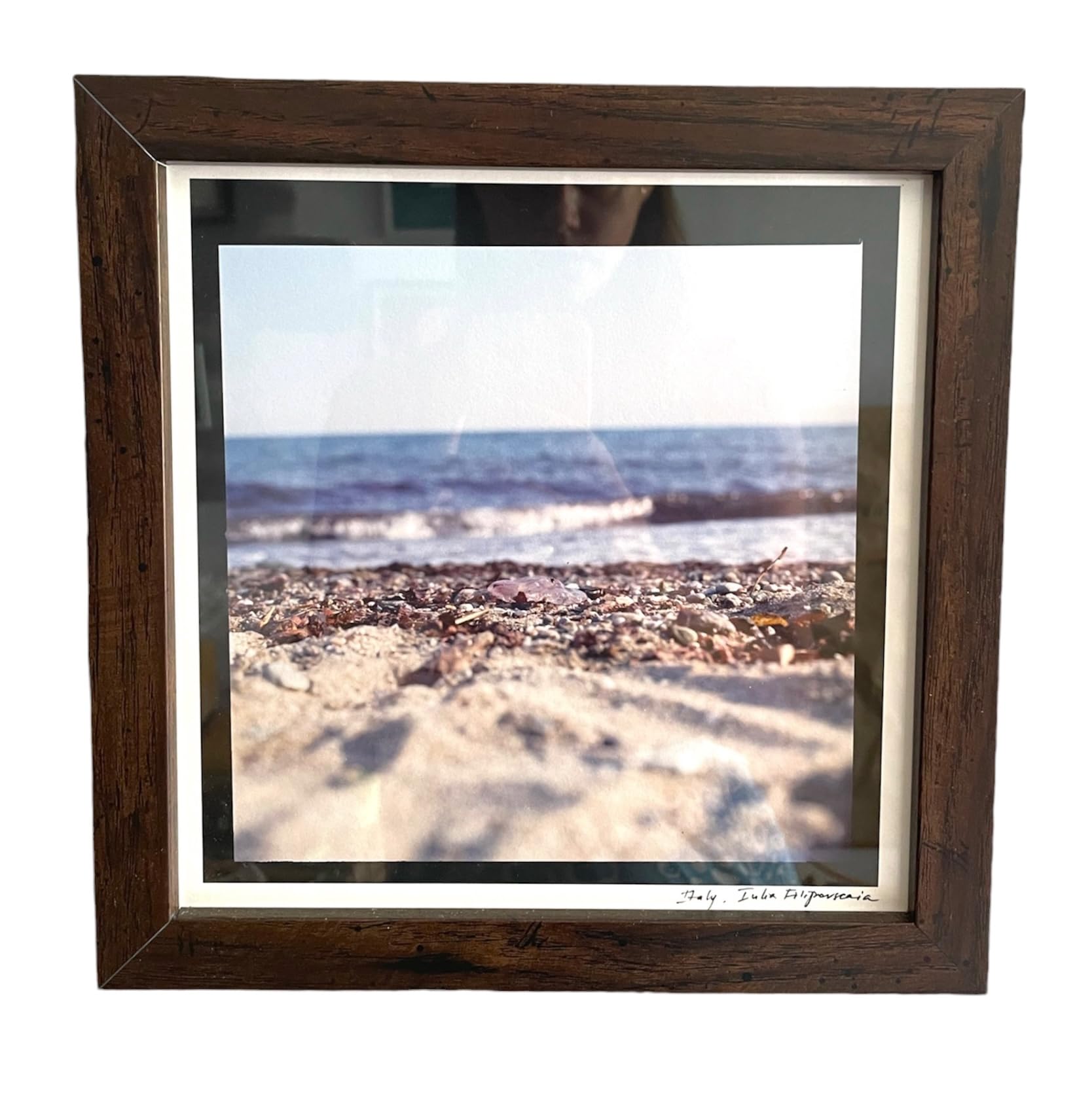 Voice of Source framed photograph of a beach in Italy shot on medium format Hasselblad home decoration contemporary art photo print (2)