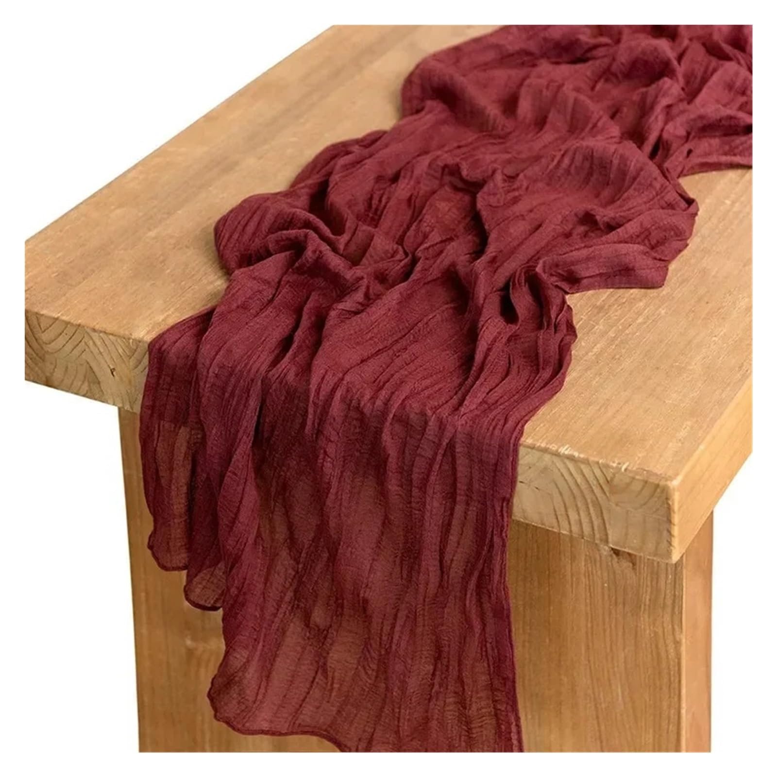 Chemin de table rustique pour repas de fête et dîners chaleureux en famille
