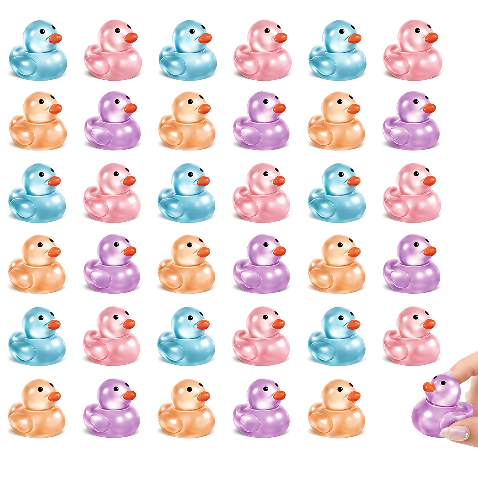 36Pcs Tiny Duck