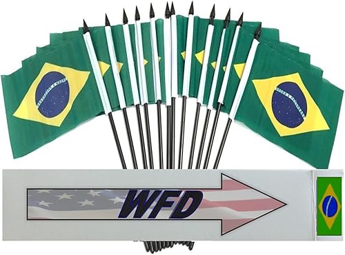 Miniatura 160 de Banderas de escritorio de Nicaragua, paquete de 12 banderas pequeñas de poliéster de 4 x 6 pulgadas en miniatura para mesa de oficina, pequeñas