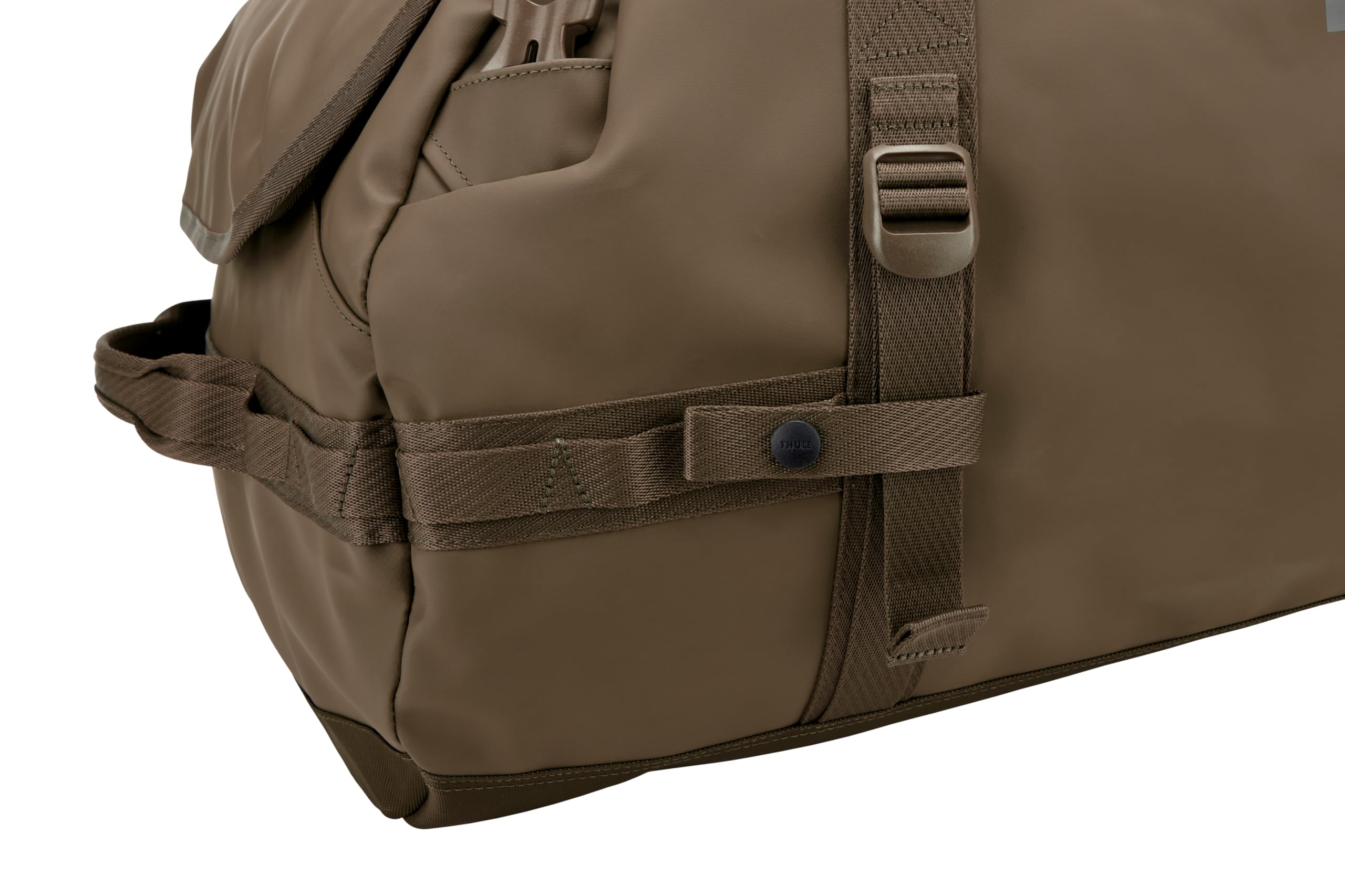 THULE Sac de Voyage Sac à Dos Chasm Recycled Duffel 90L Deep Khaki Kaki