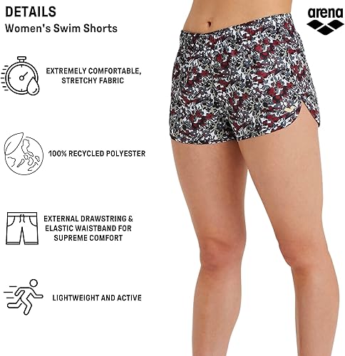 Miniatura 2 de ARENA Pantalones cortos de playa para mujer, de secado rápido, pantalones cortos de traje de baño, playa, surf, traje de baño de pesca