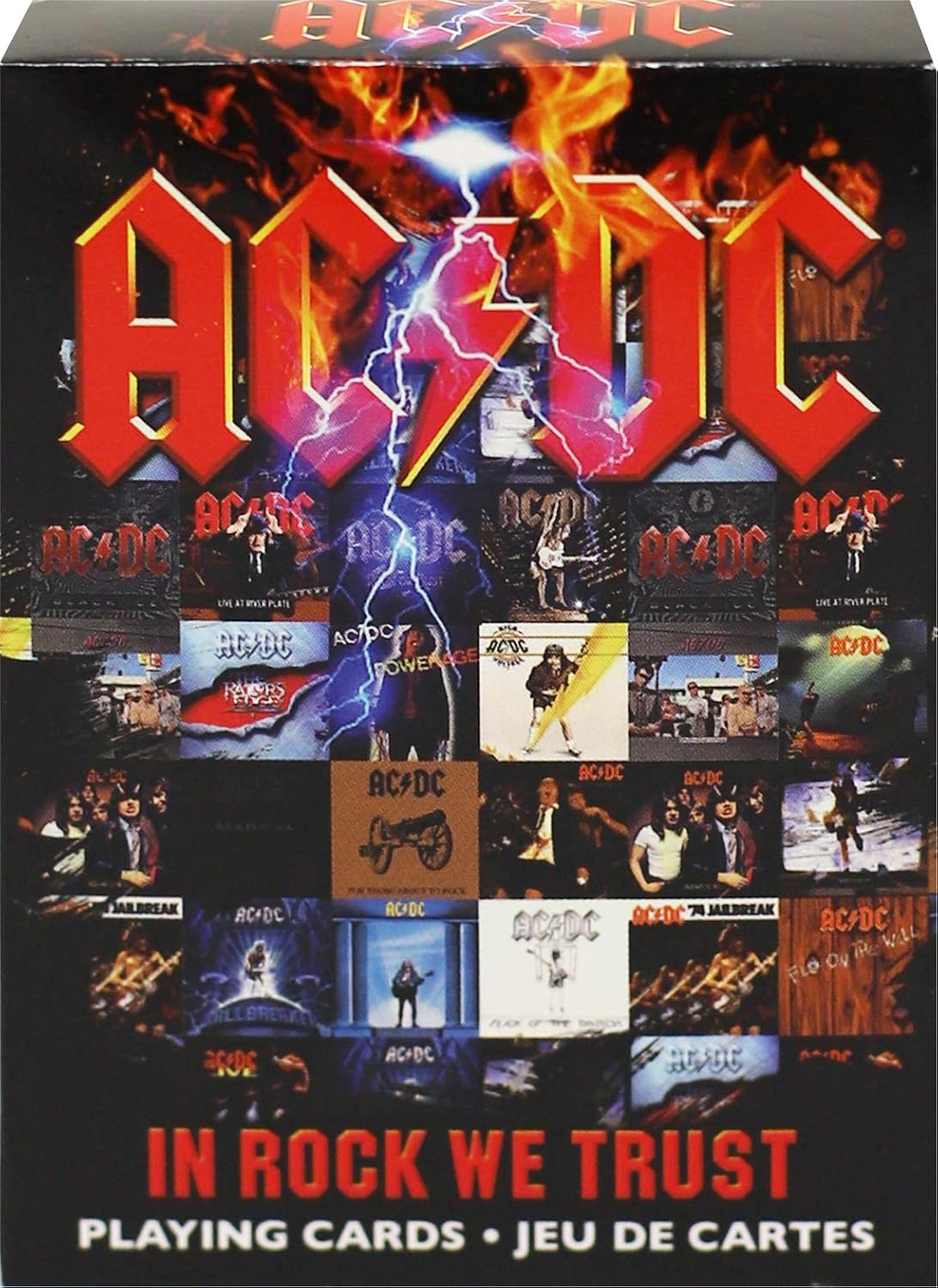 AC/DC-In Rock We Trust Playing Cards