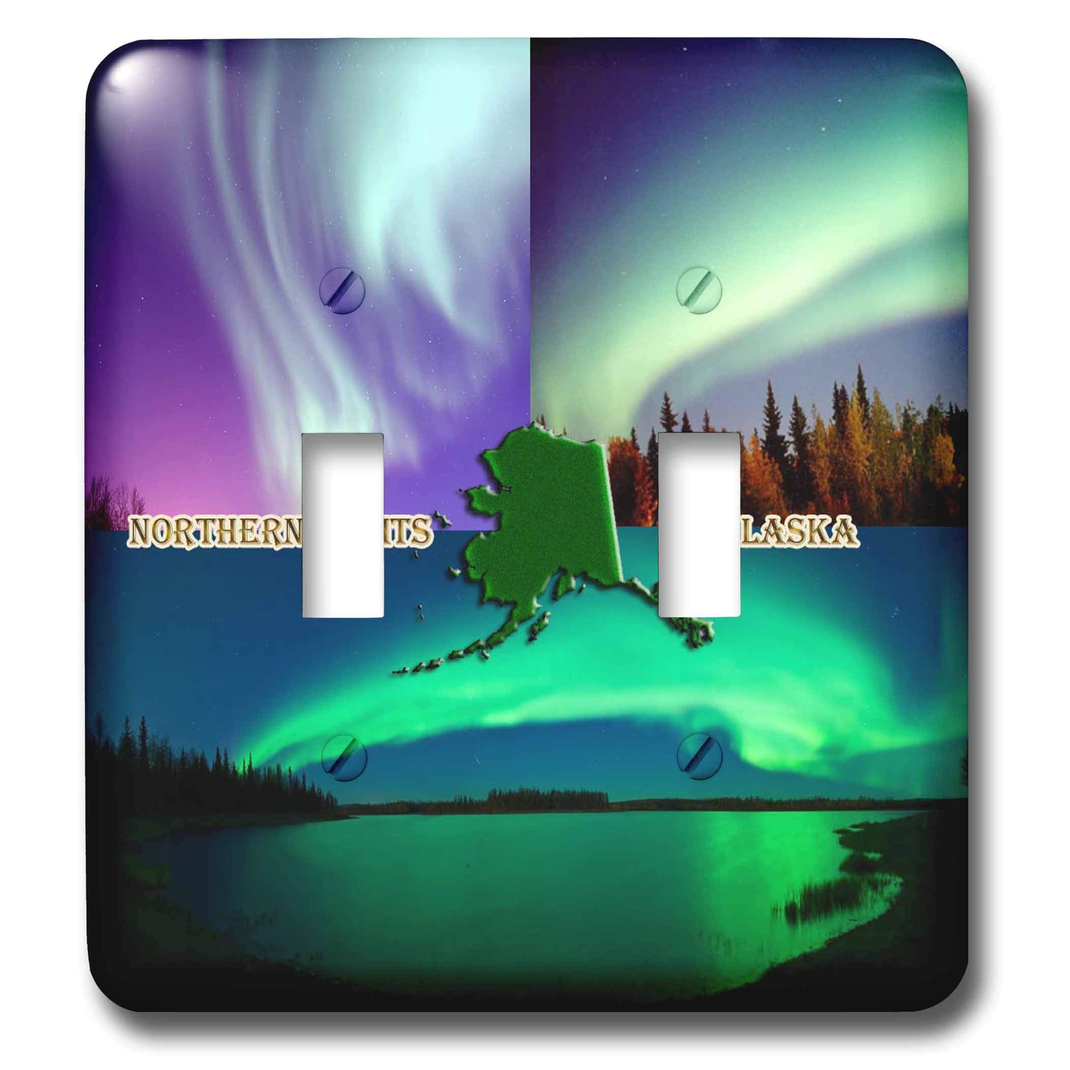 Interrupteur à baïonnette 3dRose LSP_47303_2 finition haut de gamme Northern Lights