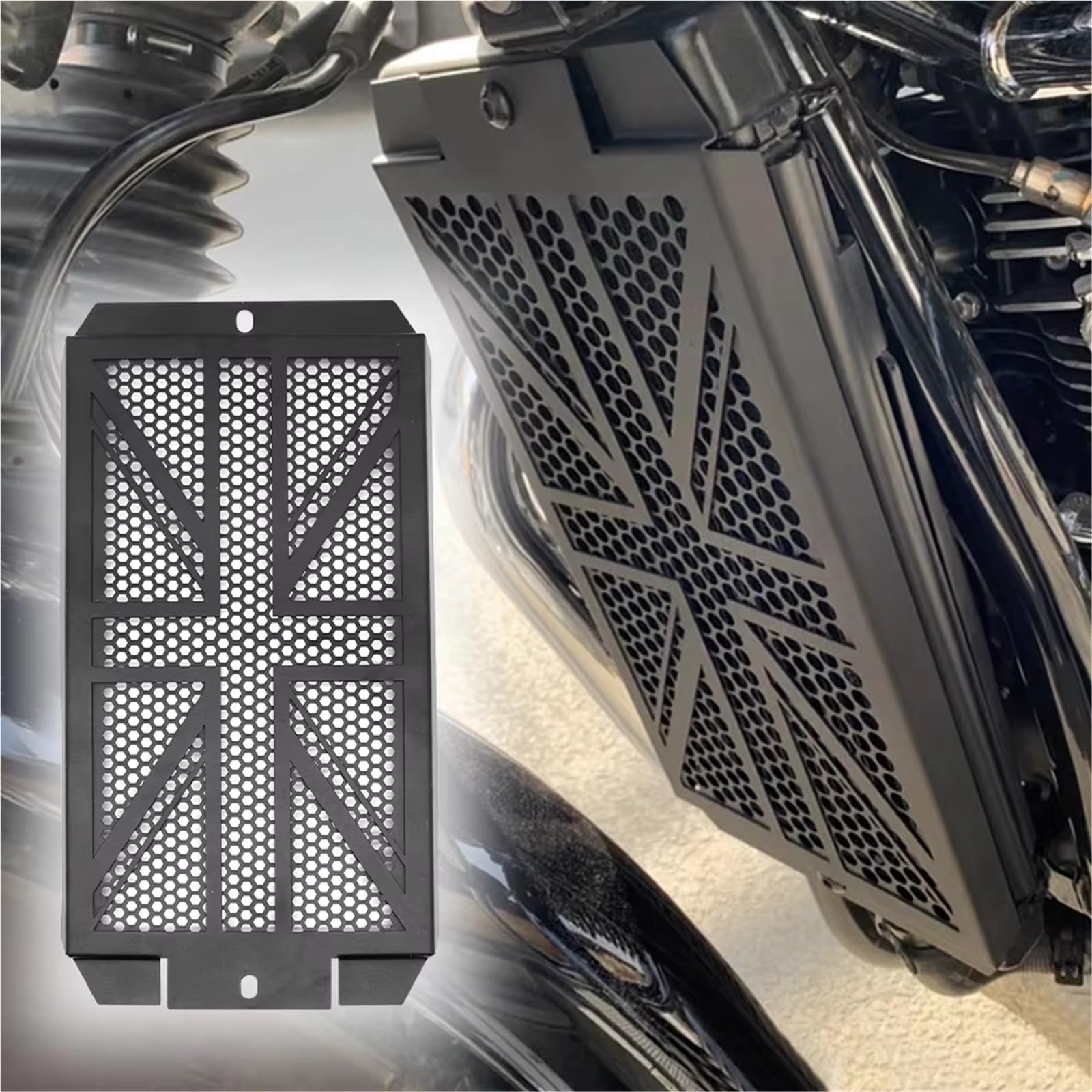 Moto Copri Radiatore Griglia Per Triumph Per Bonneville Per T100 Per T120 Per Bobber Per Street Per Scrambler Motociclo Copertura Della Griglia Radiatore | Protezione radiatore Accessori moto Copertura griglia protezione radiatore