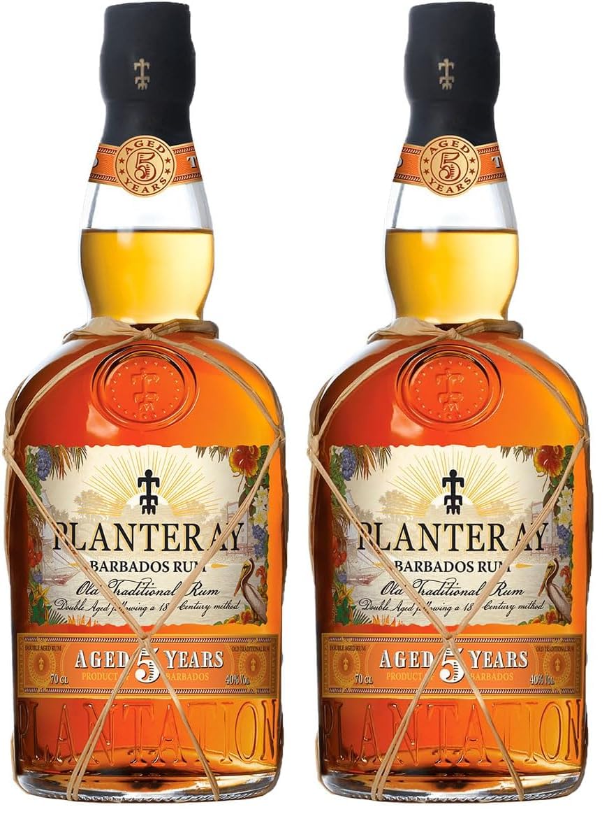 Planteray Barbados Aged 5 Years Grande Réserve Rum (1 x 0.7 l) (Packung mit 2)
