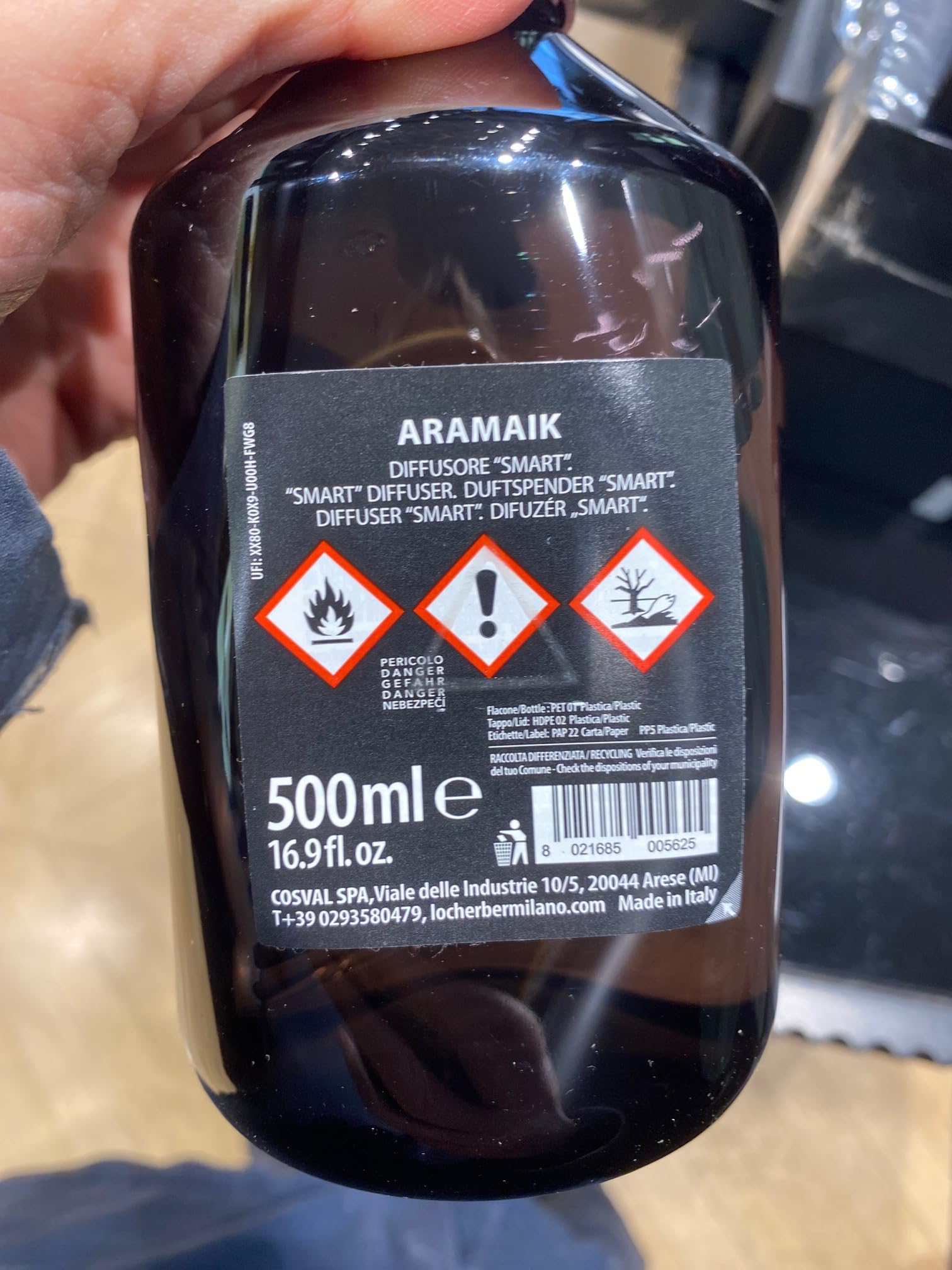 Locherber Milano Recharge diffuseur 500 ml parfum Aramaik