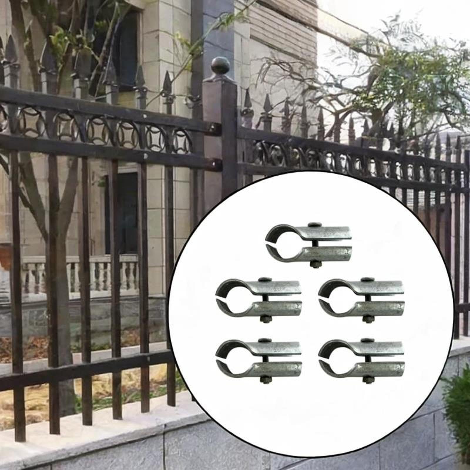 Amazon.com: 5 Pieces Chain Link Fence Clamps Fence Parts Practical Accessories  Fence Hardware for Home Farm Gate Outdoor Sports Fields : Patio, Lawn &  Garden