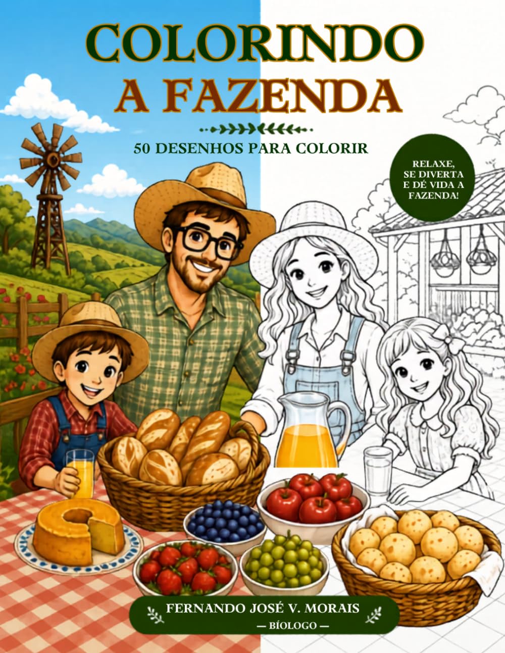 Colorindo a fazenda