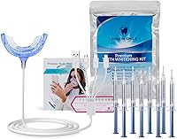 Vista 1 de Kit de blanqueamiento de dientes con 32 luces LED profesional completo en casa sistema de blanqueamiento de teléfonos inteligentes - El mejor