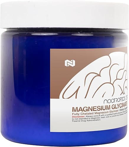 Miniatura 6 de Nootropics Depot Polvo de glicinato de magnesio  8.82 oz  Suplemento mineral  Suplemento de magnesio  Apoya la salud del corazón, los músculos, los