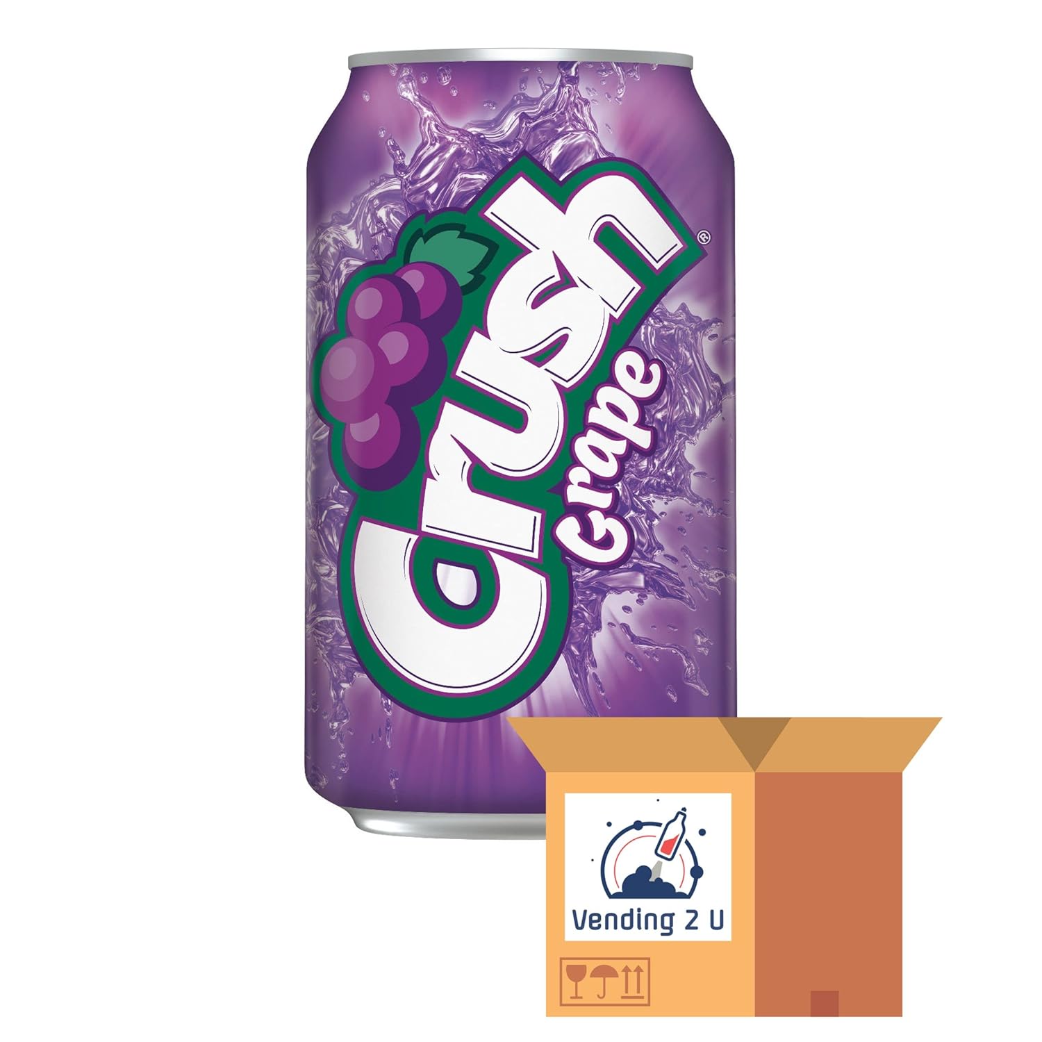 Crush Grape Soda, 12oz Cans, 18 Units Grocery & Gourmet Food