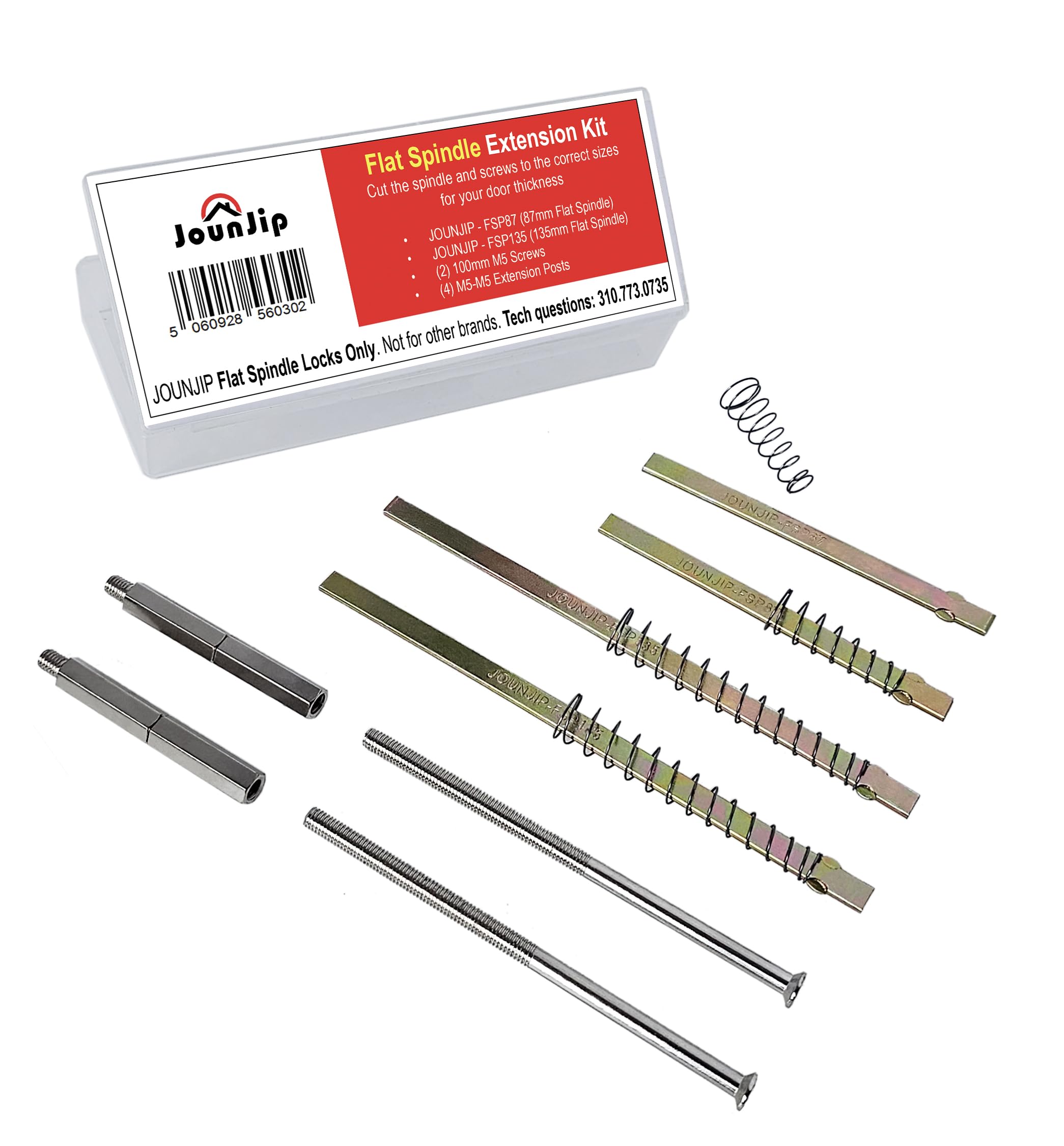 JOUNJIP Flat Spindle Thick Door Extension Kit - ONLY for JOUNJIP