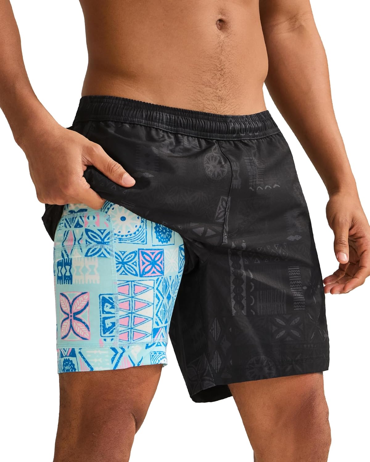 maamgic Gym Shorts for Men 7 inch Inseam with Liner Stretch 2 in 1 Workout Shorts Men Quick Dry Athletic Running Shorts