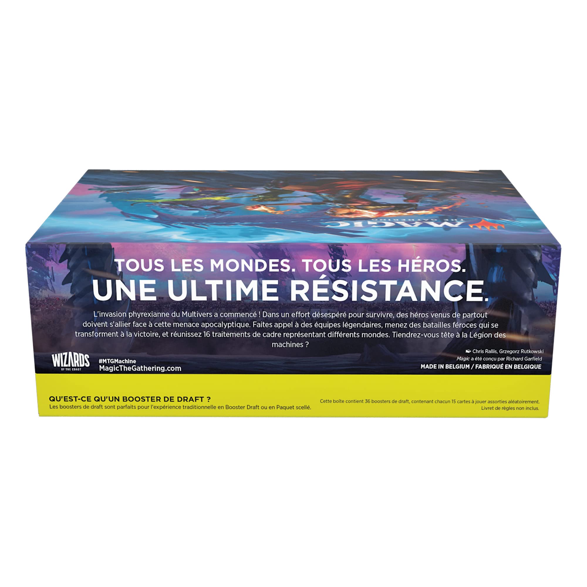 Magic The Gathering Invasion of Machines Draft Booster Box, 36 Booster Packs  (French Version) : Amazon.com.be: Electronics