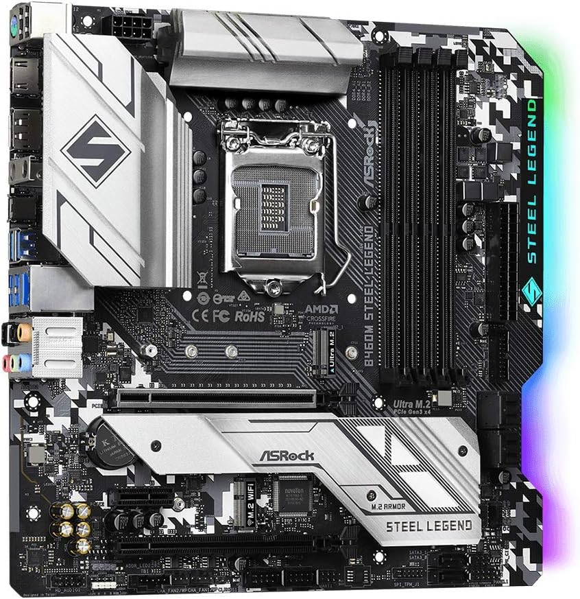 Crazy Deals ASROCK B460M Steel Legend Supports 10th Gen Intel Core Processors(Socket 1200) Motherboard Authentic Crazy Deals ASROCK B460M Steel Legend Supports 10th Gen Intel Core Processors(Socket 1200) Motherboard
