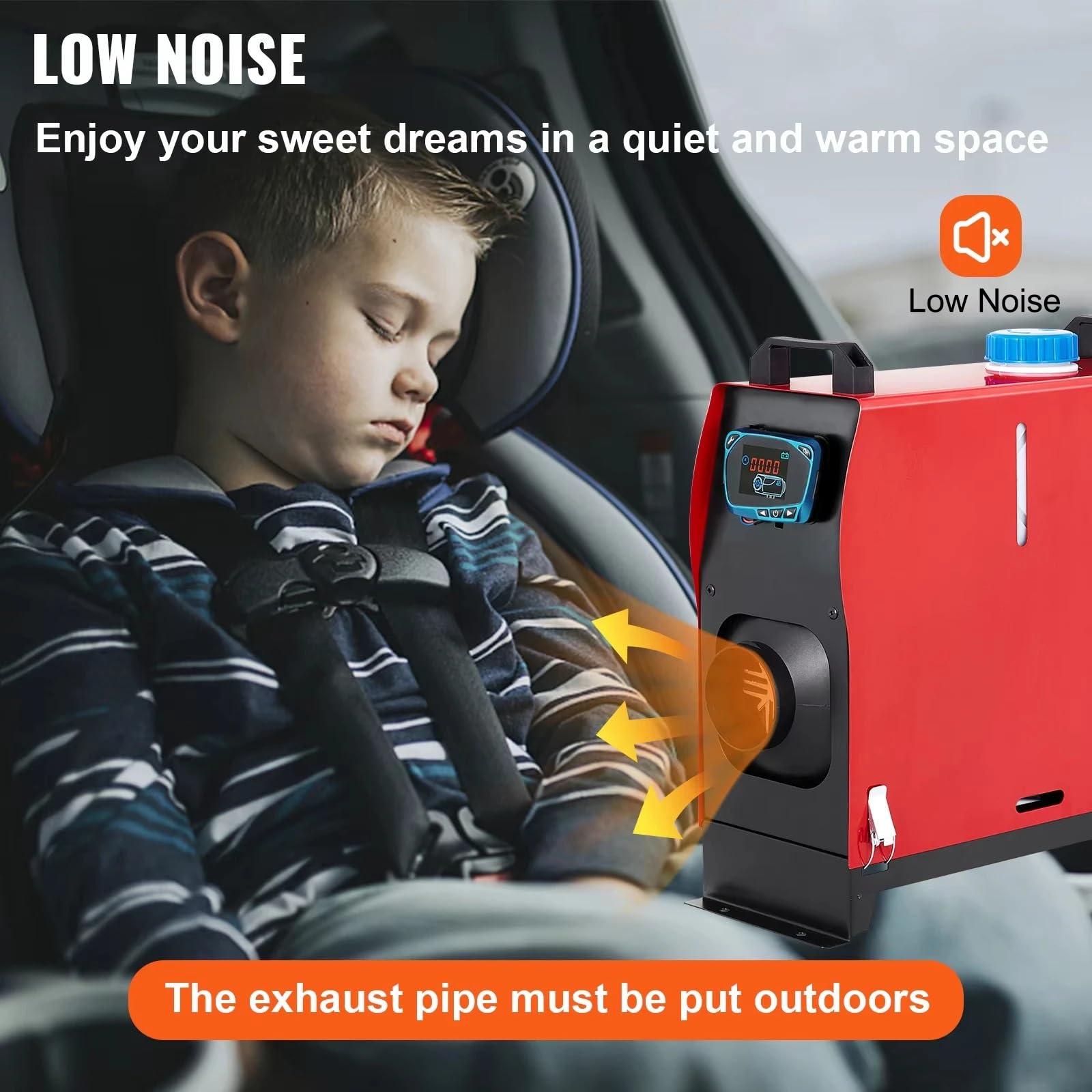 Nagrzewnica postojowa Zintegrowany Podgrzewacz Powietrza Na Olej Napędowy 8 KW, 12 V Mały Podgrzewacz Z Przełącznikiem Zdalnego Sterowania Do Samochodów Osobowych, Kamperów samochodowy(12V 5KM)
