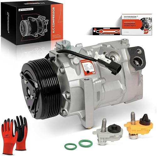 A-Premium Compresor de aire acondicionado con embrague compatible con Ford Range 2019 2020 2021 2022 2023 2.3L