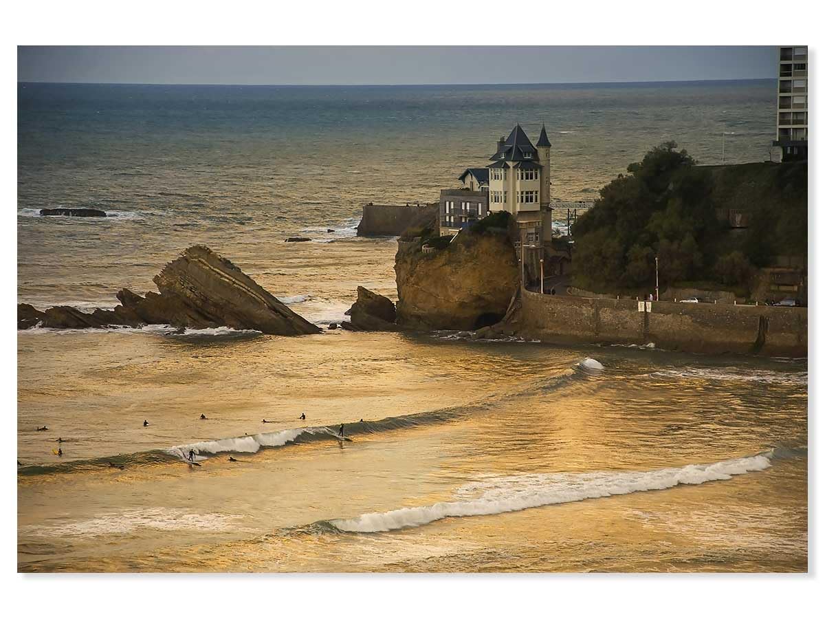 Tableau paysage océan Biarritz pour revivre vos plus beaux souvenirs de vacances