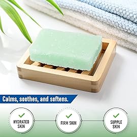 T. Taio Mother of Pearl Esponjabon Soap Sponge - Gentle Shower Scrubber - Cleaning Bath Wash Scrub - Dirt & Oil Removal - Massage & Lather Foot, Elbow, & Face Bathroom Accessories Fresh Nacre Scent