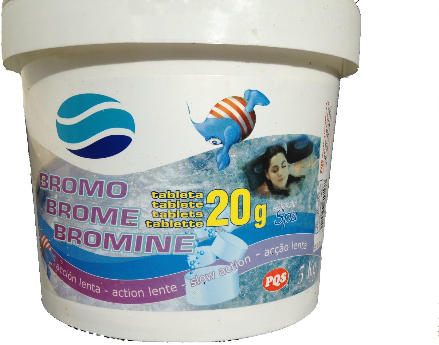 PQS Bromine Tablets 20g 5kg Tub Everything Else