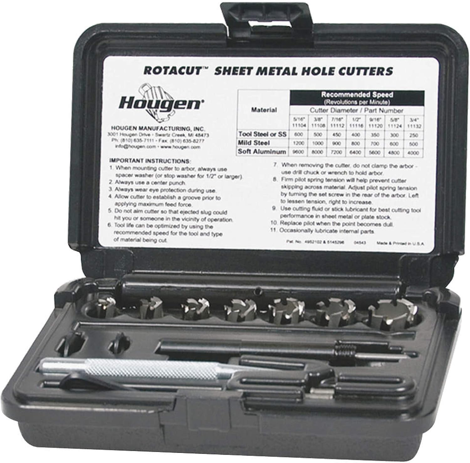 RotaCut Hole Cutter Kit Metric