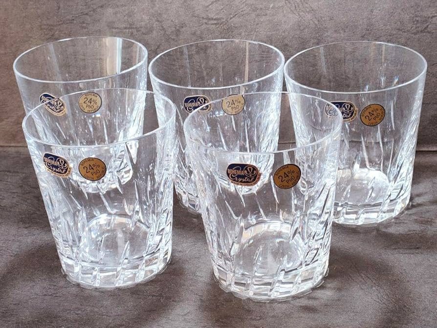 Amazon | ボヘミアンフルレッドクリスタルガラスロックグラス5