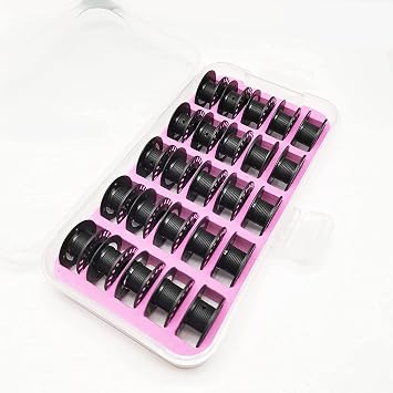 YICBOR Jumbo Bobbins Replacement Compatible with Bernina B435, B475QE, B485, B480, B500 Embroidery, B535, B540, B570QE, B590, B700E, B710, B720, B740, B750 Quilters Edition, #033436540025pcs/Box