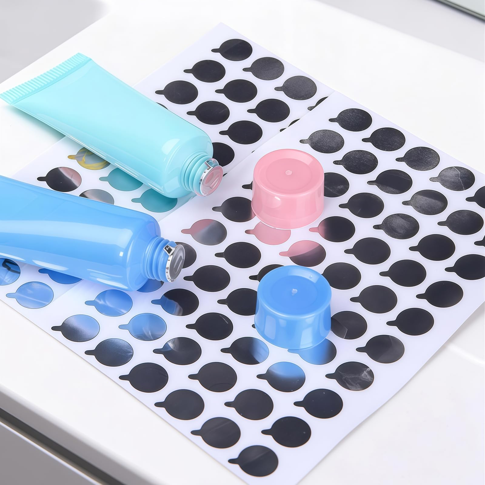 Amazon.co.jp: 360ピース/6枚 15mm アルミステッカー蓋 ホイルフィルム